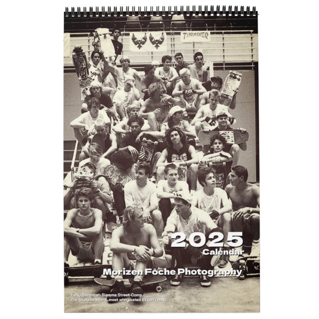 Calendrier Morizen Föche Skateboard Photographies 2025 Calend (Protection)