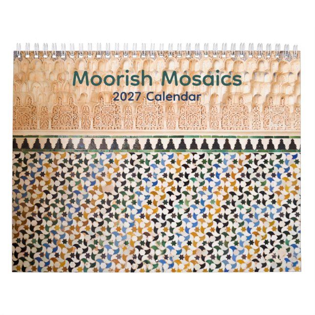 Calendrier Mosaïques Mauresques 2027 (Protection)