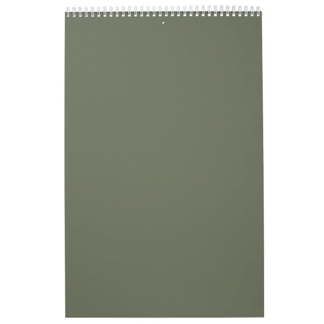 Calendrier Moss Green Modern Minimal Wall - Person (Protection)