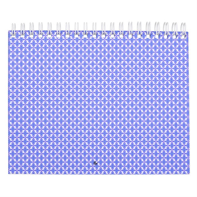 Calendrier Motif Floral Design (Protection)
