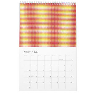 Calendrier Motif géométrique d'entreprise moderne
