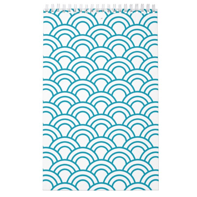 Calendrier Motif Géométrique Japonais Moderne (Protection)