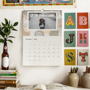 Calendrier Motifs Abstraits & Superpositions   Photo Personna