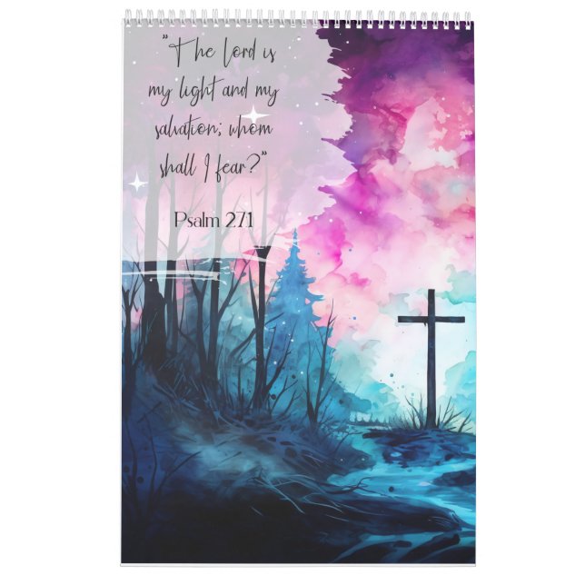 Calendrier Motivation positive motivation biblique écritures (Dos)
