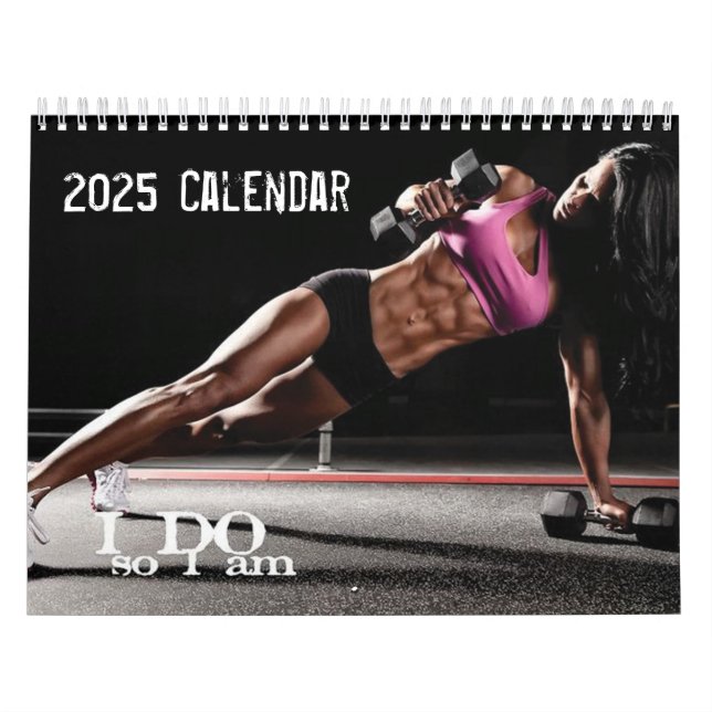Calendrier Motivationnel 2025 Fitness Pour Les Fem (Protection)