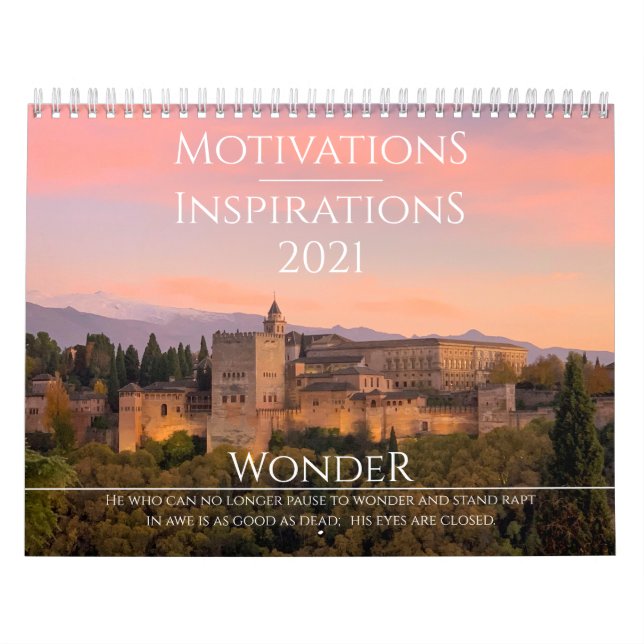 Calendrier Motivations / Inspirations 2021 (Protection)