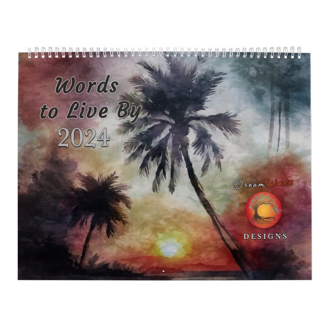 Calendrier Mots À Vivre D'Ici - 2024 (Protection)