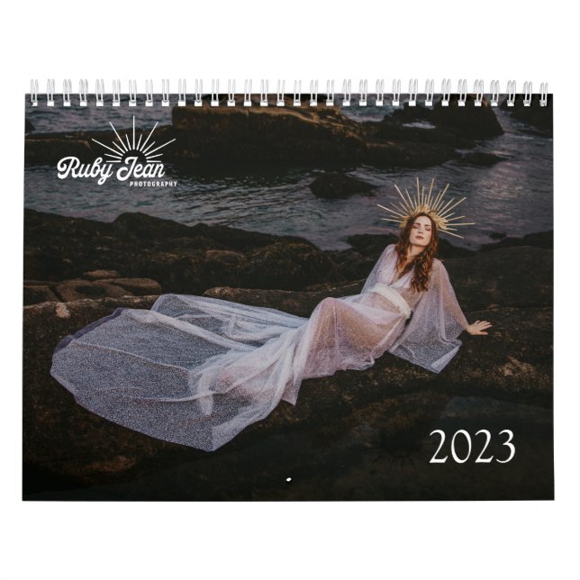 Calendrier moyen de deux pages, blanc (Protection)