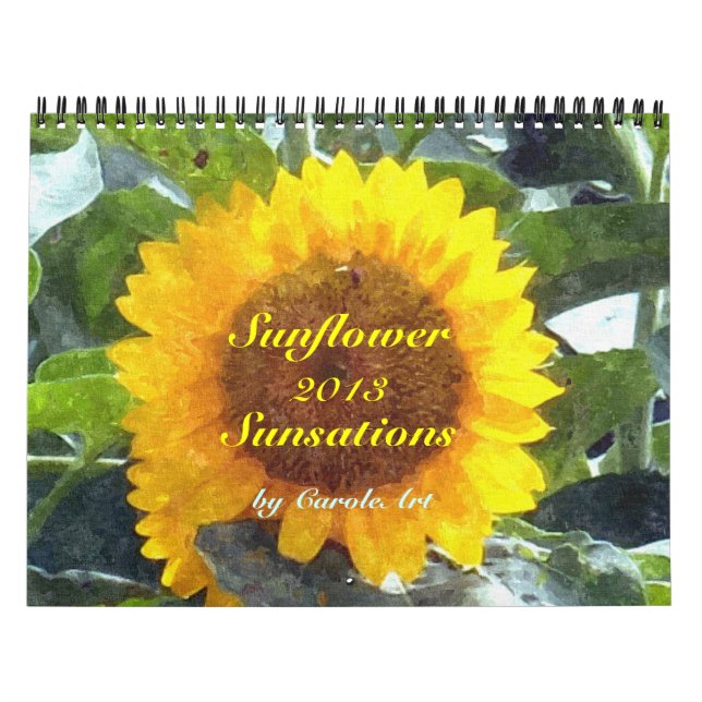 Calendrier Mural 0 Sensations de tournesol 2013 (Protection)