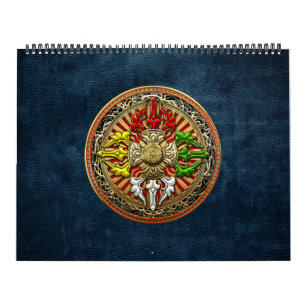 Calendrier Mural [100] Tibétain Double Dorje Mandala