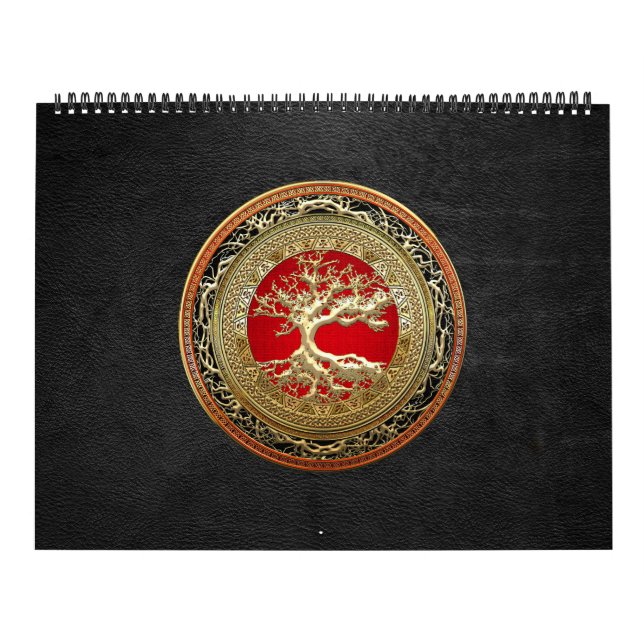 Calendrier Mural [100] Treasure Trove : Celtic Tree of Life [Or] (Protection)