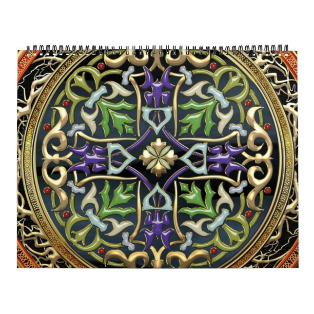 Calendrier Mural [100] Treasure Trove : Croix celtique (Protection)