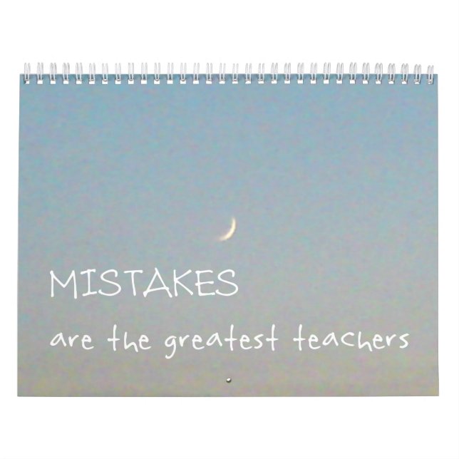 Calendrier Mural 12 erreurs 2018 Inspirational Calendar (Protection)