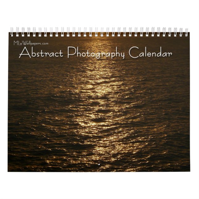 Calendrier Mural 12 mois de photographie Abstraite, 2e édition (Protection)