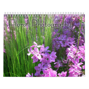 Calendrier Mural 12 Mois de Photographie Florale, 1re Édition