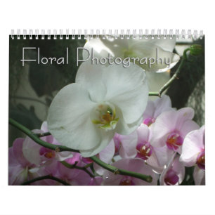 Calendrier Mural 12 mois de photographie florale, 2e édition