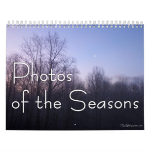 Calendrier Mural 12 mois de photos des saisons, 11e édition