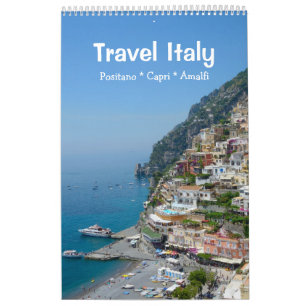Calendrier Mural 12 mois Voyage Italie