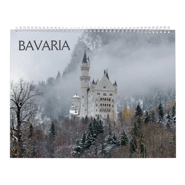 Calendrier Mural 12 month Bavaria Wall Calendar (Protection)