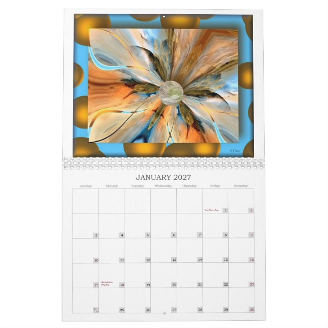 Calendrier mural 2007 (Jan 2027)