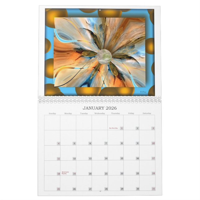 Calendrier mural 2007 (Jan 2026)