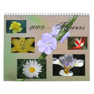 Calendrier Mural 2009 - Fleurs