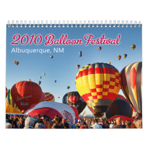 Calendrier Mural 2010 Albuquerque, festival de ballon de nanomètre
