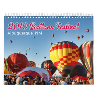 Calendrier Mural 2010 Albuquerque, festival de ballon de nanomètre