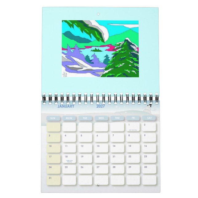 Calendrier Mural 2010 Branching Out ! (Jan 2027)