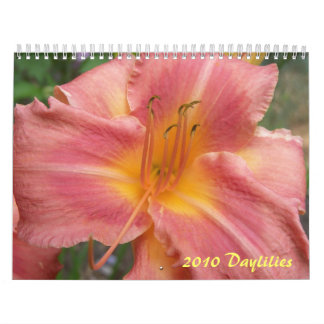 Calendrier Mural 2010 Daylilies