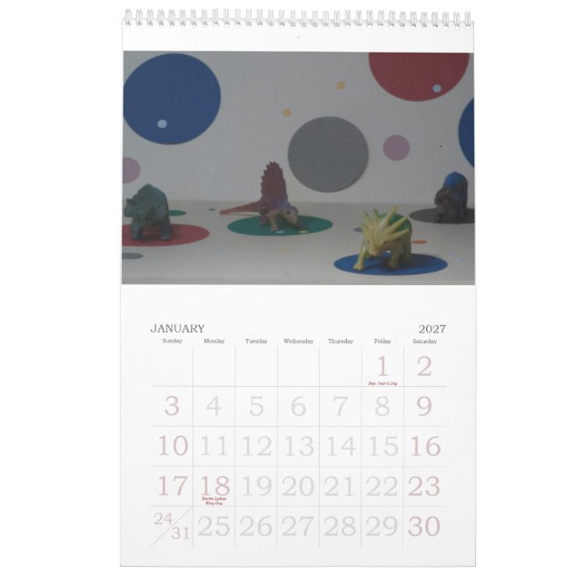 Calendrier Mural 2010: Un An À Dinosaures (Jan 2027)