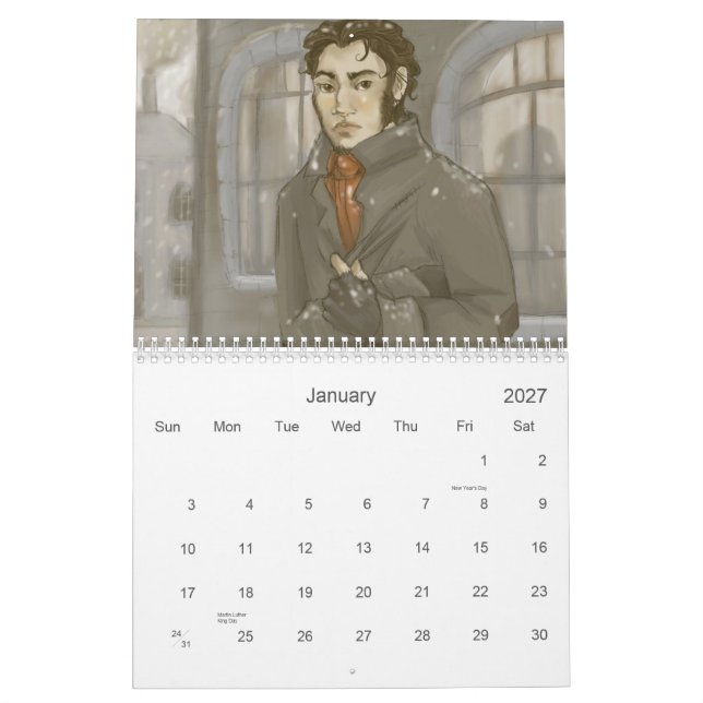 Calendrier Mural 2010 : Une année dans Camis (Jan 2027)