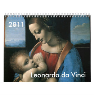 Calendrier Mural 2011, Léonard de Vinci
