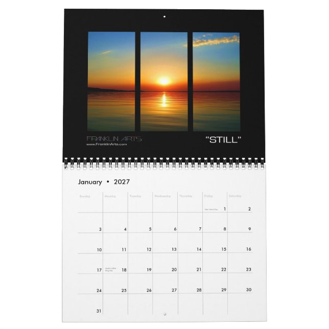 Calendrier Mural 2012 paysages et paysages marins (Jan 2027)