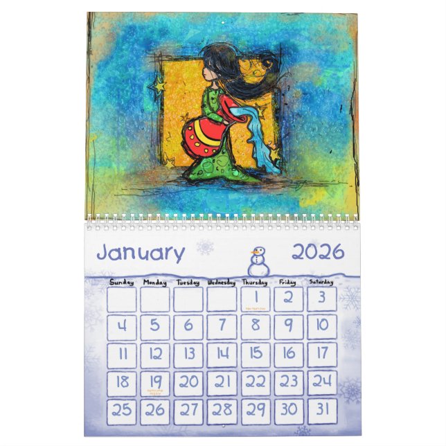Calendrier Mural 2012 pour des enfants (Jan 2026)