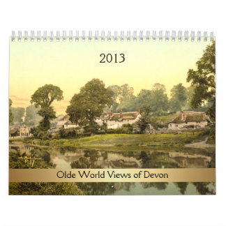 Calendrier Mural 2013 visions mondiales d'antan de Devon