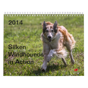 Calendrier Mural 2014 Windhounds de soie dans l'action 1-6