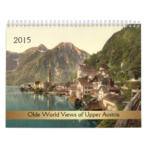 Calendrier Mural 2015 visions mondiales d'antan de la