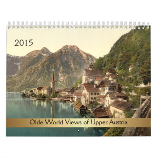 Calendrier Mural 2015 visions mondiales d'antan de la