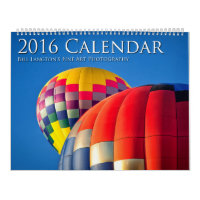 2016 calendrier, photographie de beaux-arts de