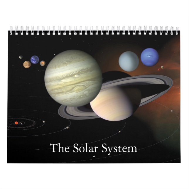 Calendrier mural 2016 du "Système solaire" (Protection)