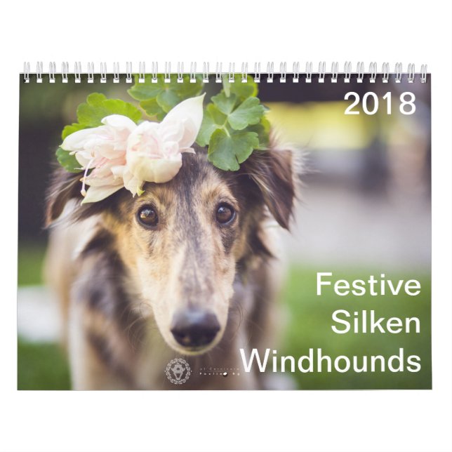 Calendrier Mural 2018 Windhounds de soie de fête (Protection)