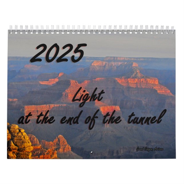 Calendrier mural 2025 avec versets bibliques en an (Protection)