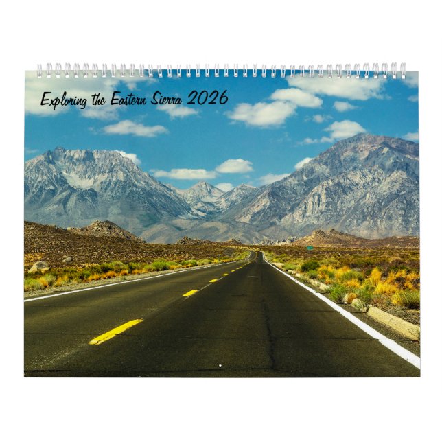 Calendrier mural 2026 de l'Eastern Sierra Photos d (Protection)