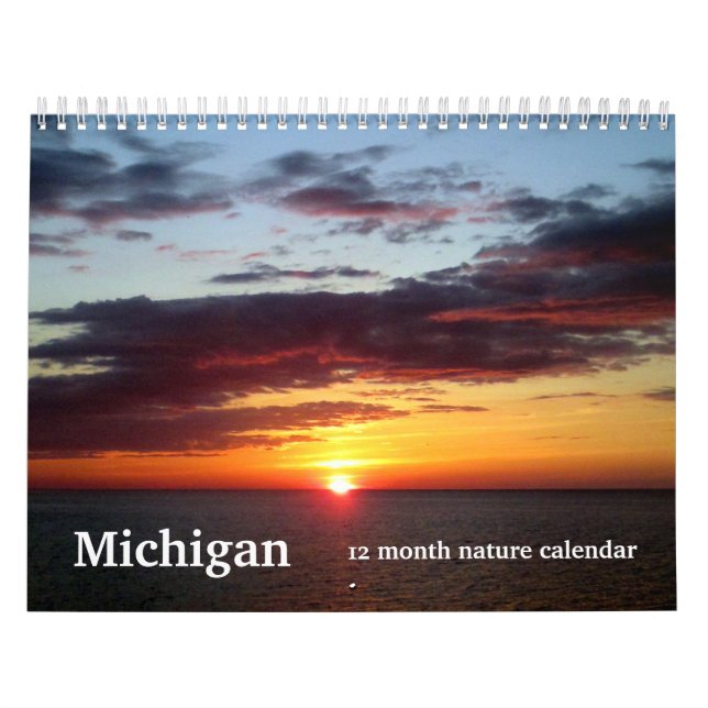 Calendrier Mural 2026 Michigan Nature & Paysage (Protection)