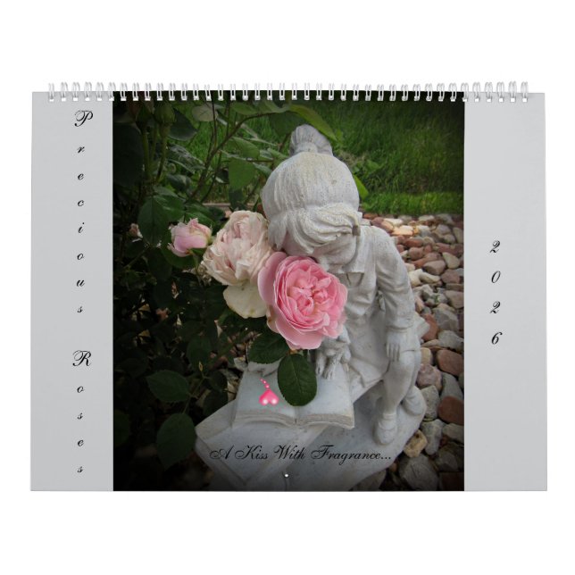 Calendrier mural 2026 Rose Précieux par Stan VG (Protection)