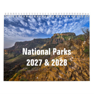 Calendrier mural 2027 & 2028 des parcs nationaux