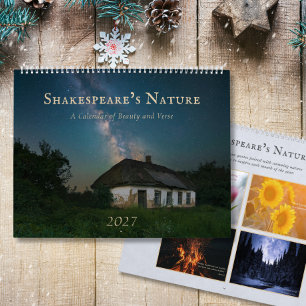 Calendrier mural 2027 Citations de Shakespeare sur