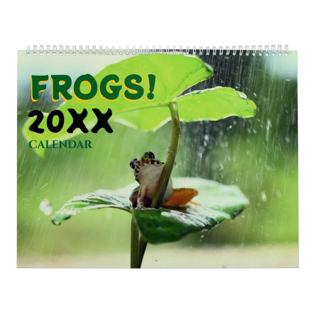 Calendrier mural 2027 Grenouilles dans la nature M (Protection)