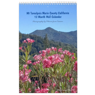 Calendrier mural 2027 Mont Tamalpais Marin Califor